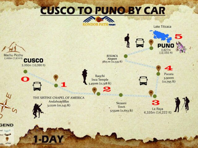 Cusco to Puno Bus Tour Full Day