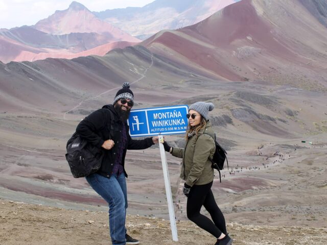 The Colored Mountains in Peru: Winicunca