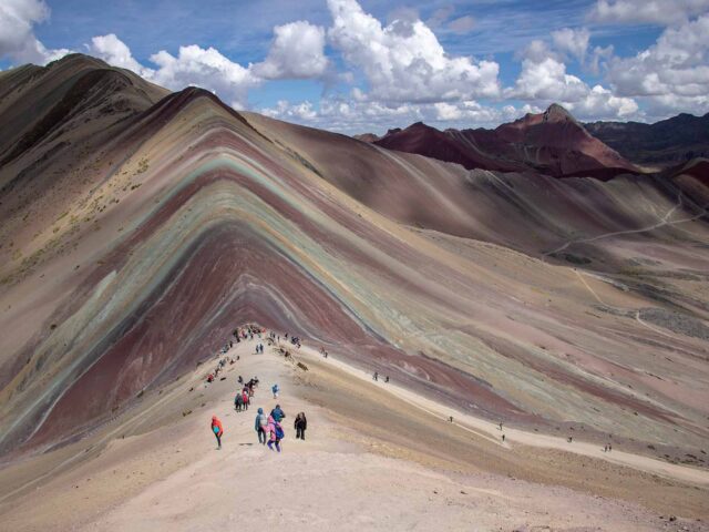 Colored Mountains in Peru