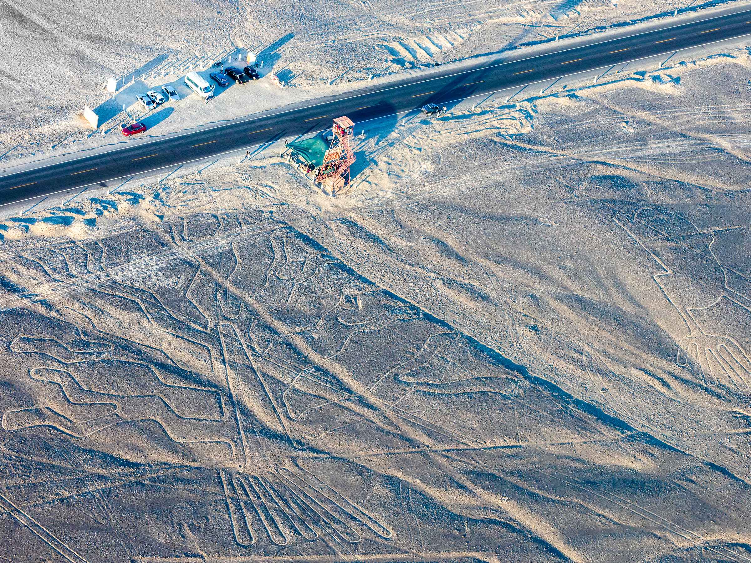 nazca lines flight from pisco